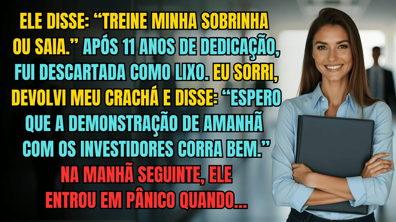 Fui Demitida às 7h59 Por Recusar Treinar a Sobrinha do CEO — Mas Ainda Detinha a Patente de R$6,7 Bi