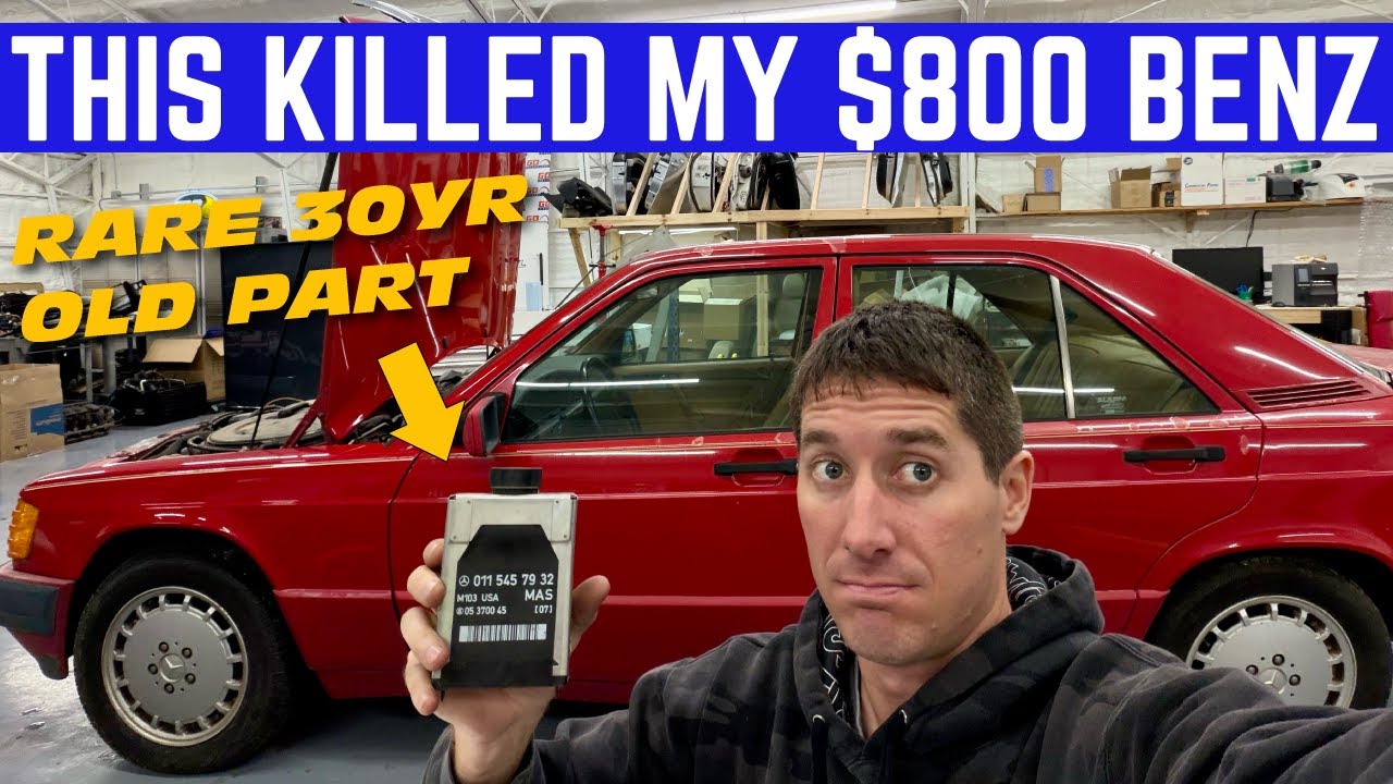 Мой Mercedes 190E за 800 долларов можно починить только с помощью редкой 30-летней детали