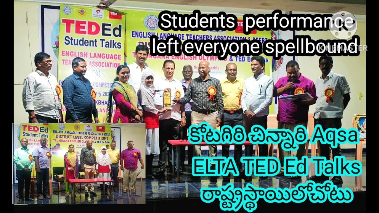 ELTA District level  English Olympiad,students TED Ed Talks Official Programme /#english #study 