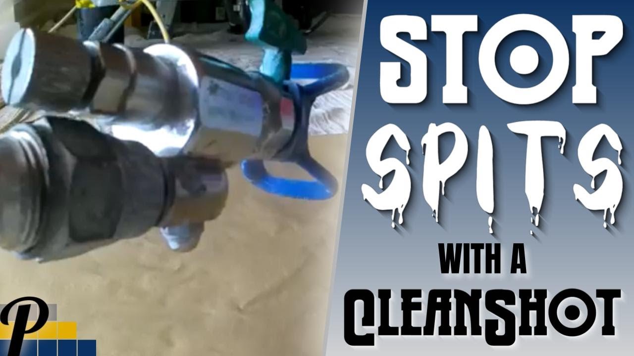 Graco CleanShot Valve. Spraying Without Getting Spits