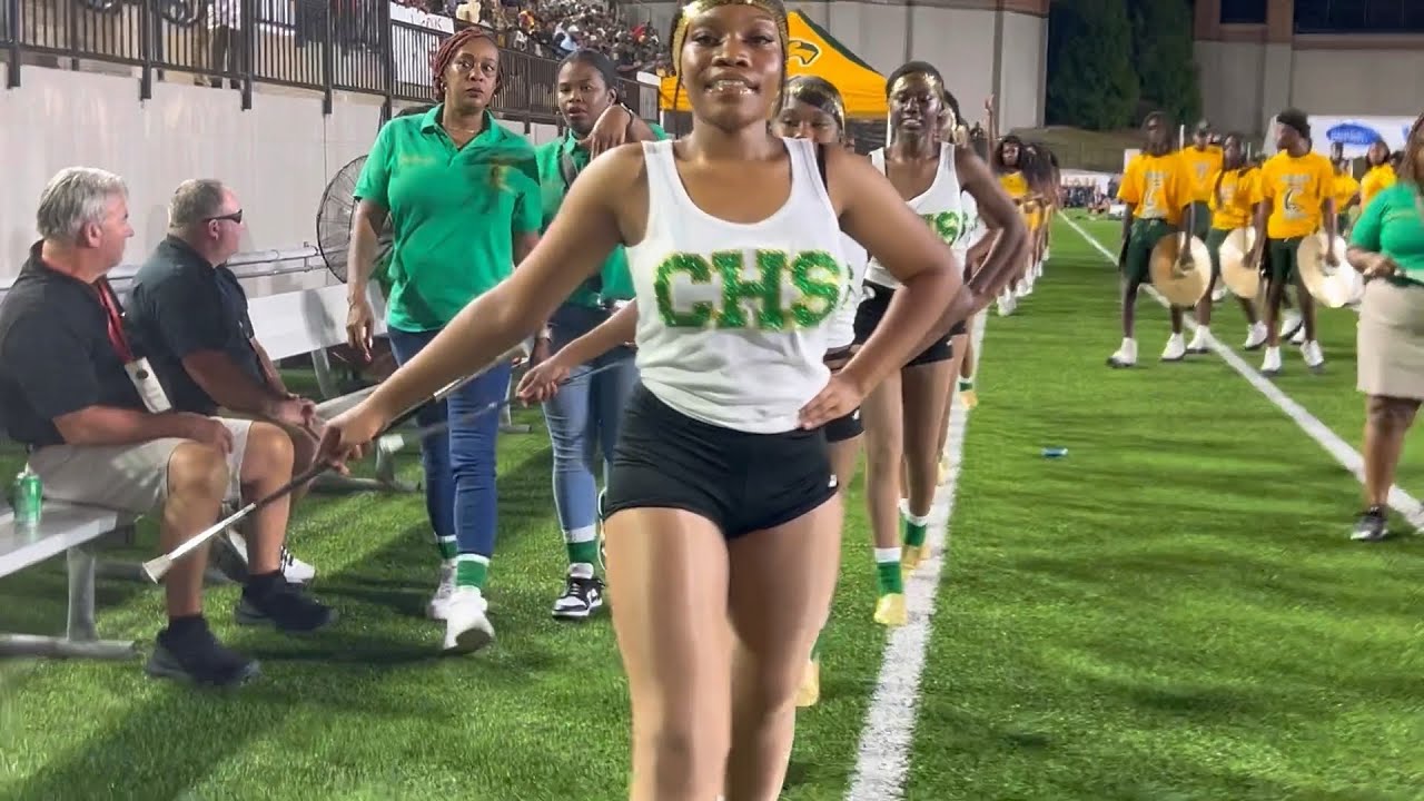 Carver Montgomery High School Marching Band 2024 Marching Into Stands