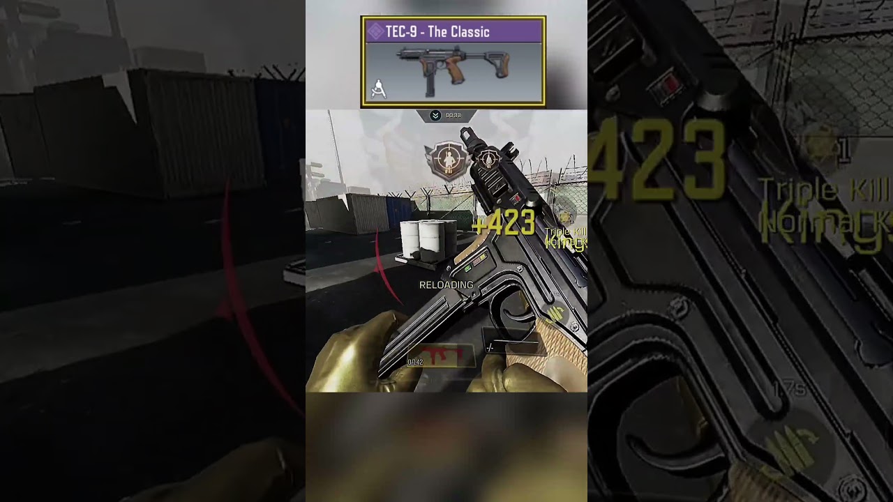 💀 Tec - 9 🔥 98 fire rate - 135 accuracy - 114 mobility super broken ! #tec9 #codm #codmobile