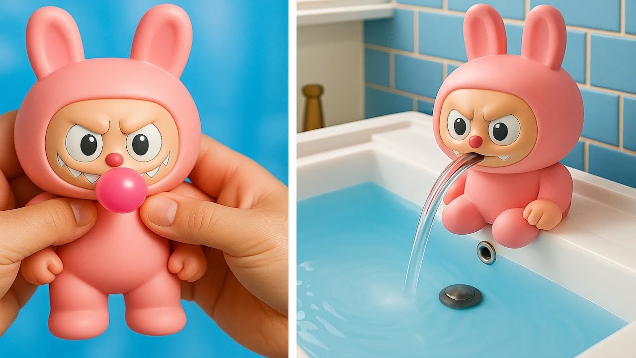 💥 GIOCATTOLI LABUBU FAI DA TE 🧸 Simpatici lavoretti Fidget che puoi realizzare a casa 🎉