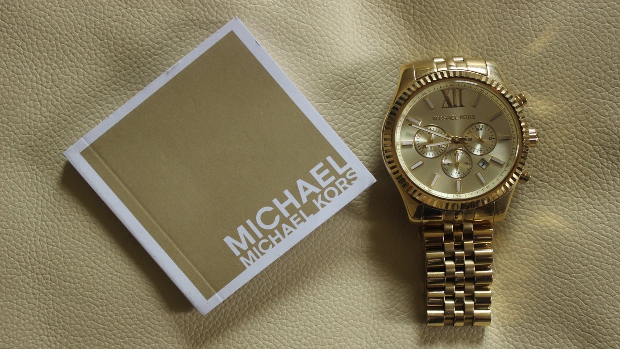 Michael Kors Gold Tone Lexington MK8281 Watch Review
