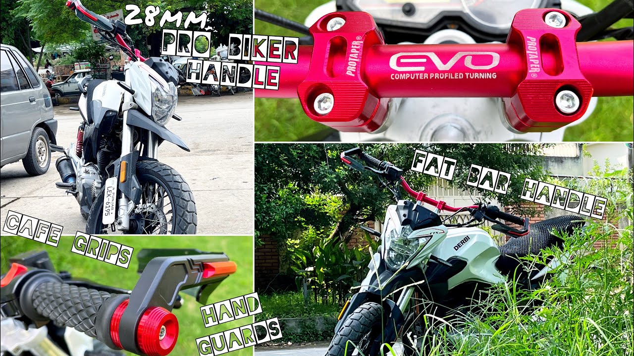 Fat Bar Handle Install😍🔥|| New Grips🧐|| Handguard Install😎|| Bike Restoration Part 4 || BK Vlogs