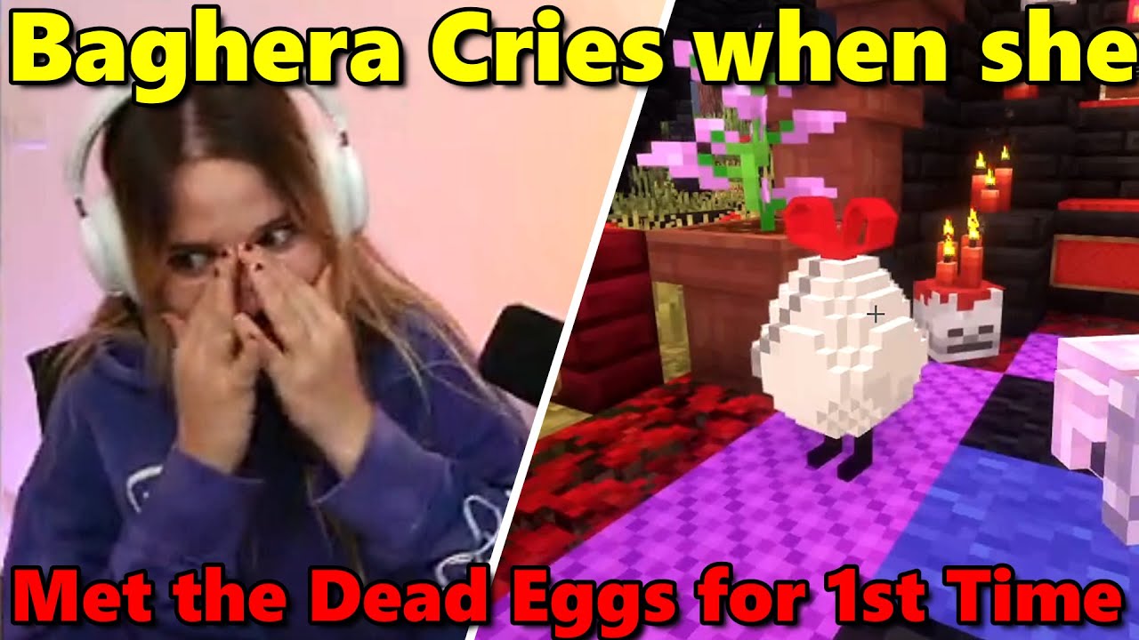 Багера Джонс впервые встречает мёртвые яйца в QSMP Minecraft