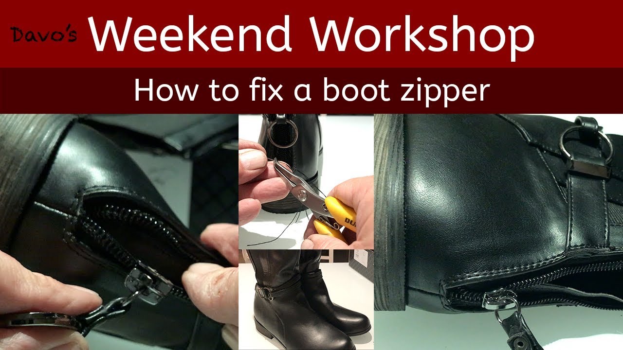 How to fix a Boot Zipper