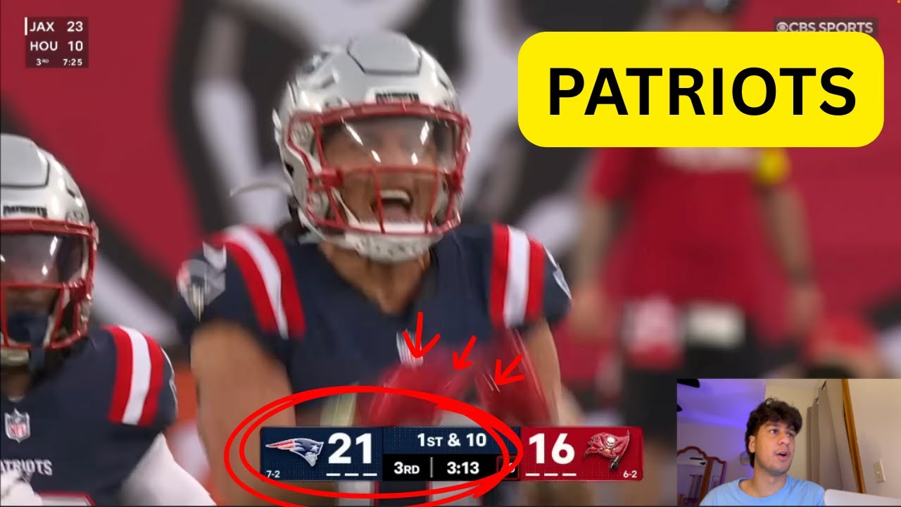 Drake Maye vs Baker Mayfield! Patriots vs Buccaneers Reaction 😳