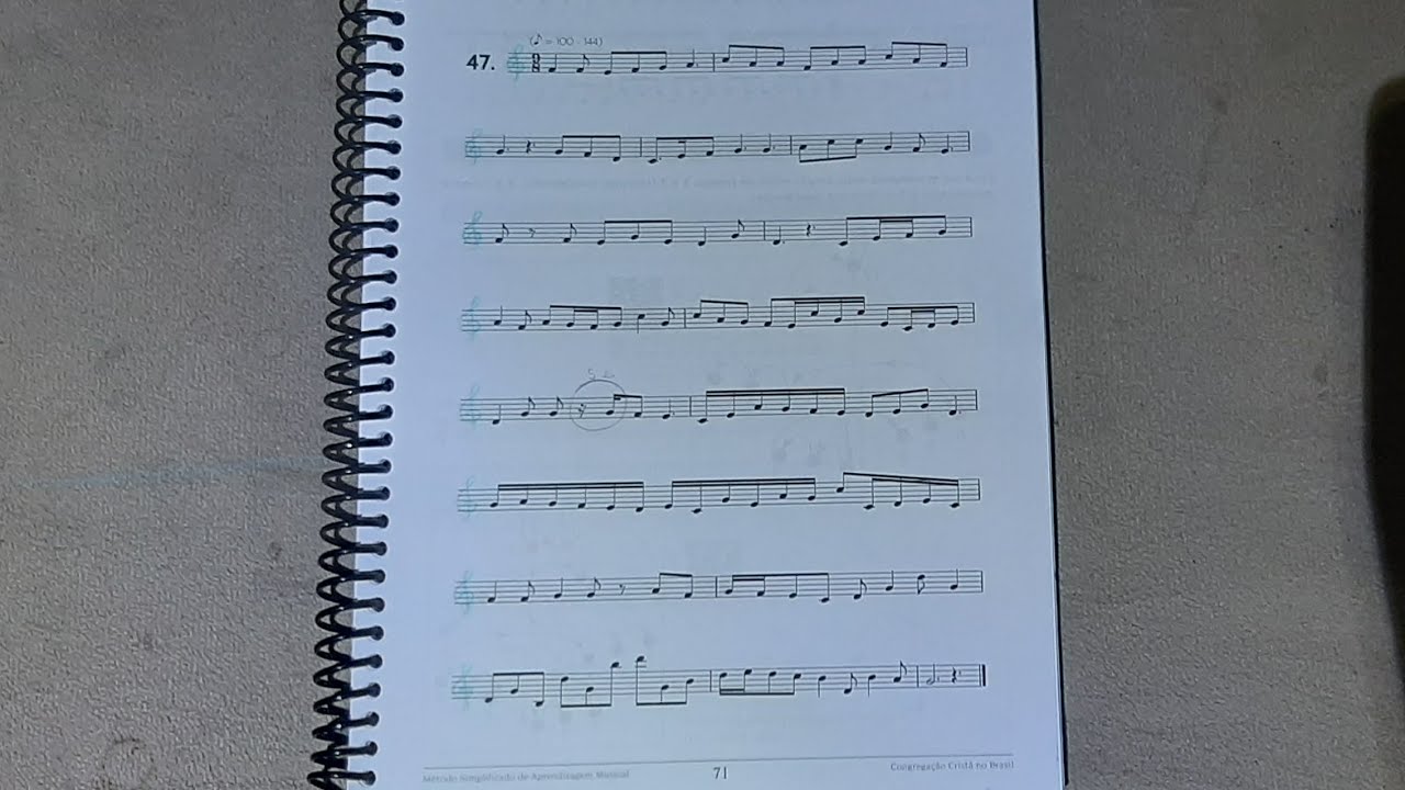 MSA - 47 Clave de Sol com 100 BPM - Fase 7 (Pág 71)