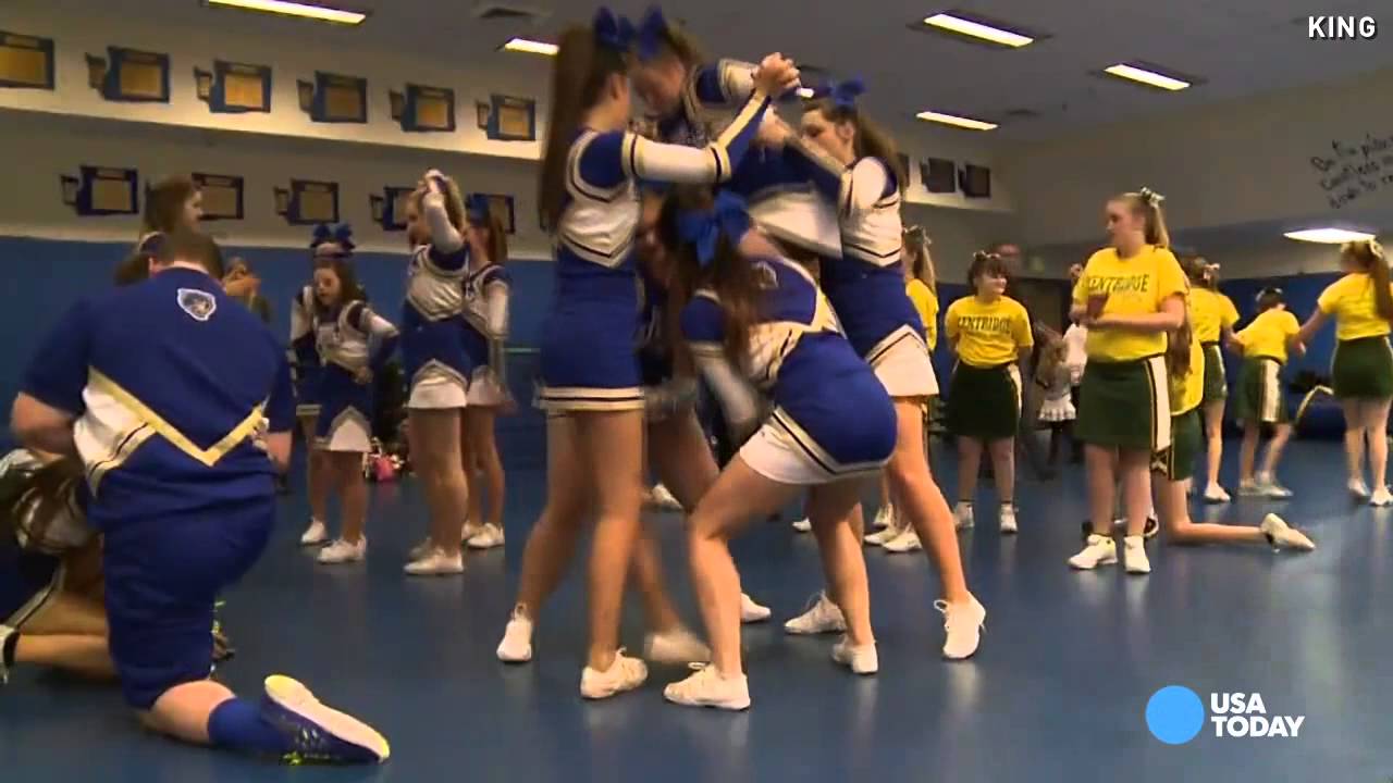 Cheerleading changes life of girl with Down syndrome