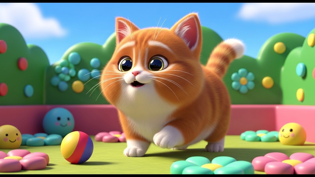 Little Kitten 🐱 Learns to Talk with Sounds 🎵 | Fun Adventure for Toddlers & Kids