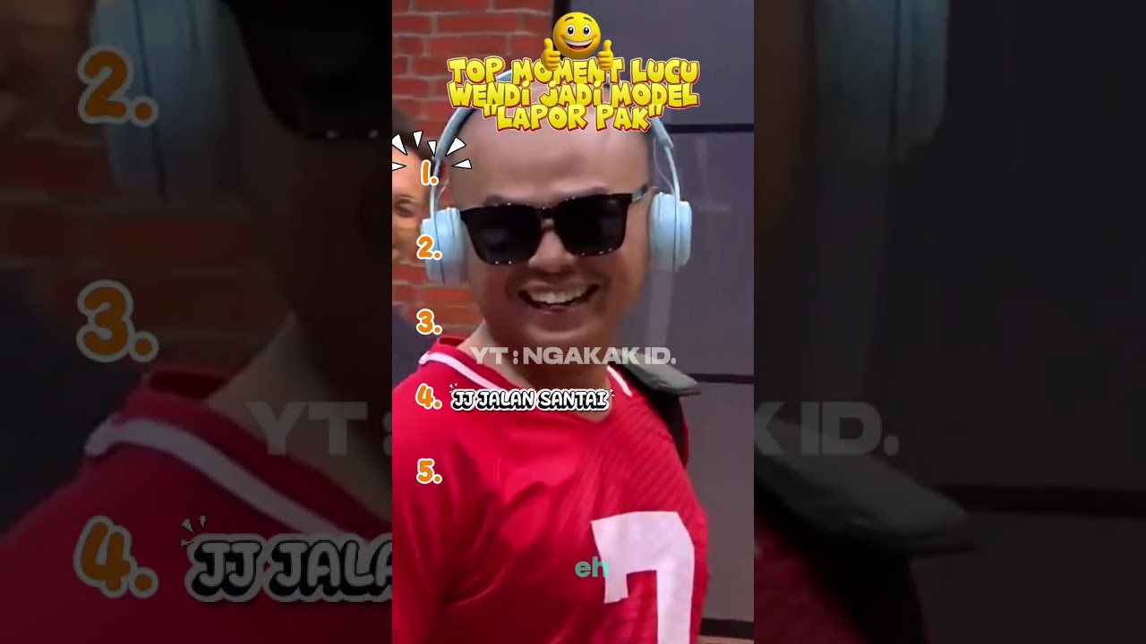 MOMENT WENDI JADI MODEL LAPOR PAK#videoshort#laporpak