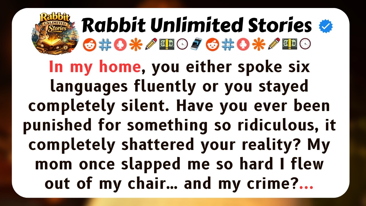 In my home, you either spoke six languages fluently or you...[Full Stories]