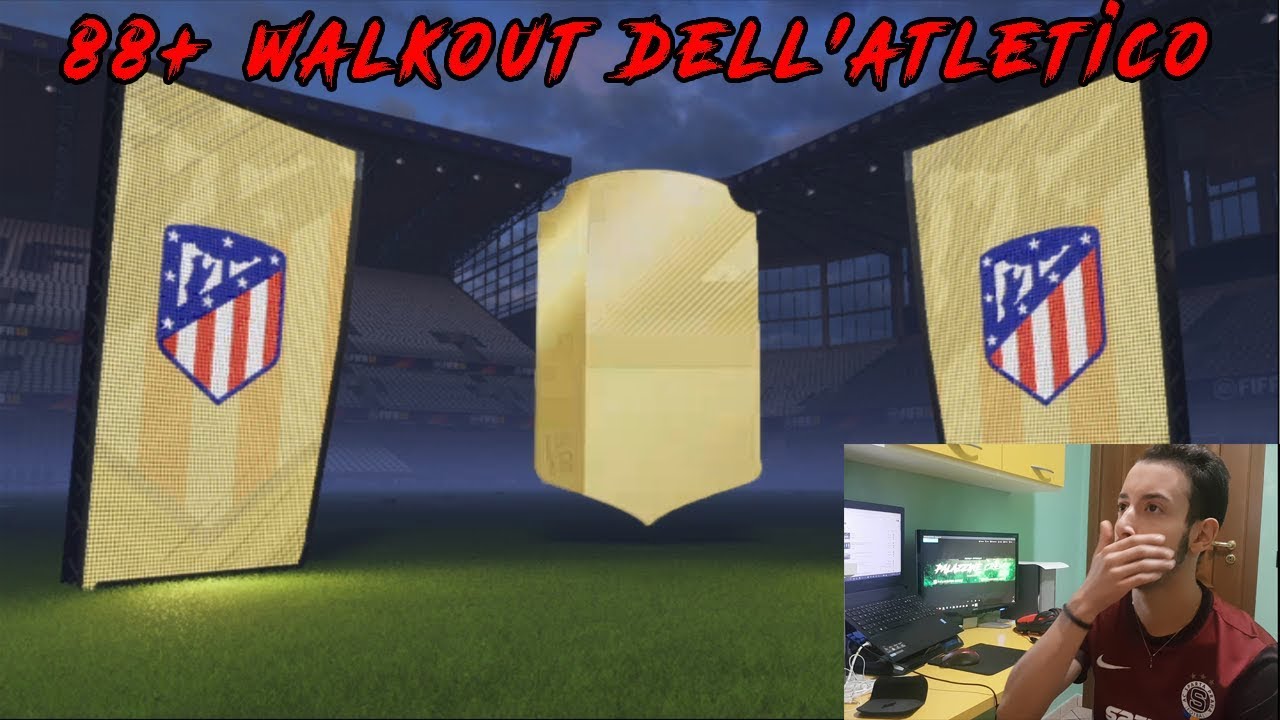INCREDIBILE! WALKOUT 88+ DELL' ATLETICO! DOPPIO WALKOUT IN A PACK OPENING! [FIFA18]