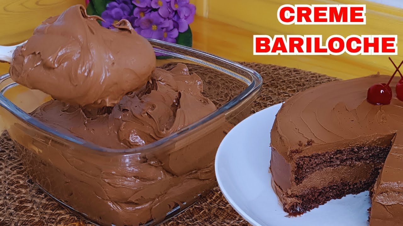 CREME BARILOCHE - O RECHEIO ARGENTINO DE 3 INGREDIENTES SEM FOGÃO, LEITE CONDENSADO E CREME DE LEITE