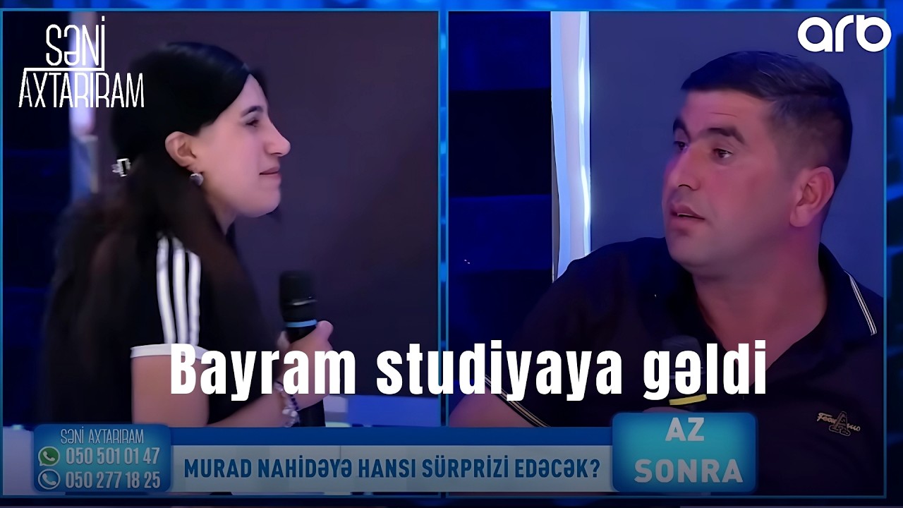 Bayram studiyaya gəldi