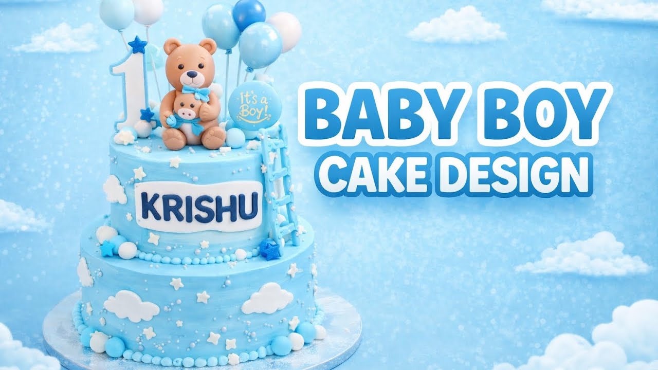 1st Birthday Cake Design for baby Boy/Bday Boy Cake Designs/First birthday Cake Designs/Cake Ideas 