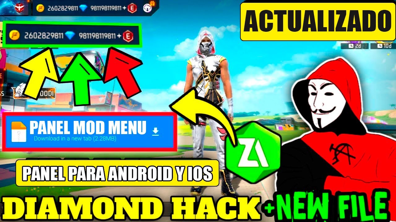 🔥Como INSTALAR HACKS para FREE FIRE 2025 para CELULAR ✅️ PANEL PARA FREE FREE FIRE ANDROID Y IOS
