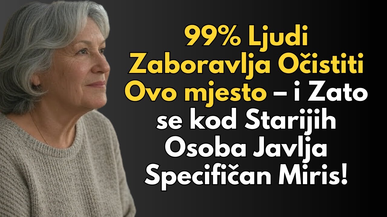 Neugodan miris u starijoj dobi? Ovo je pravi razlog (i rješenje)!