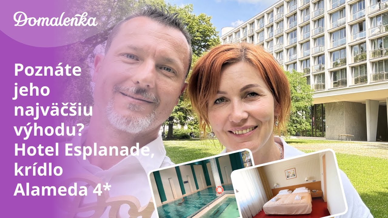 Kúpele Piešťany: Poznáte jeho najväčšiu výhodu? Hotel Ensana Esplanade, krídlo Alameda 4*