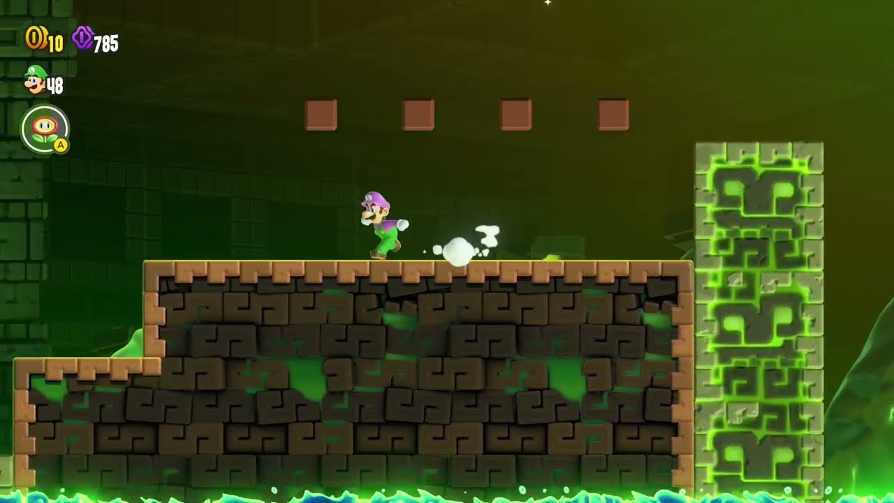Soluce Super Mario Bros. Wonder 100% - Exploration 3 : Ruines Toxines