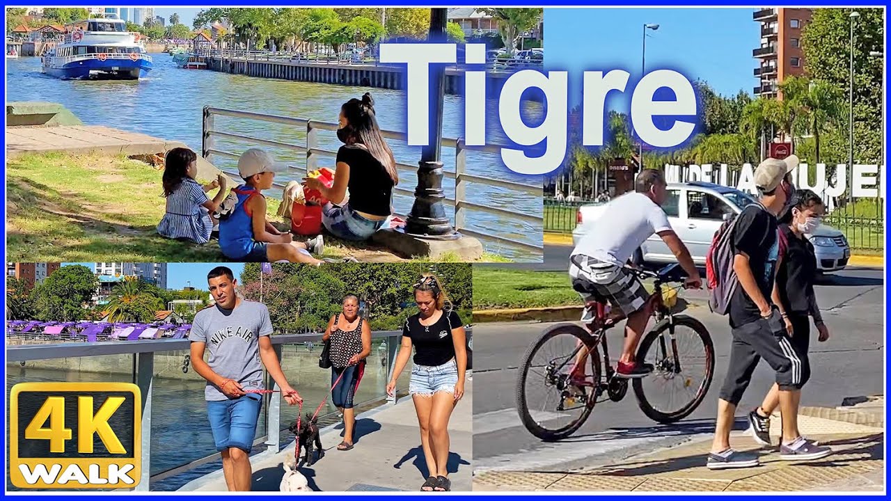 【4K】WALK Estación TIGRE Buenos Aires ARGENTINA 4k video AR