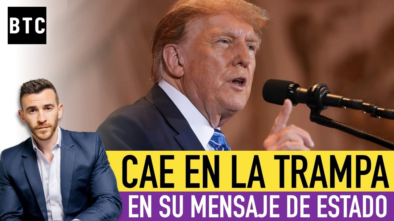 TRUMP CAE EN LA TRAMPA durante su mensaje de Estado de la Unión