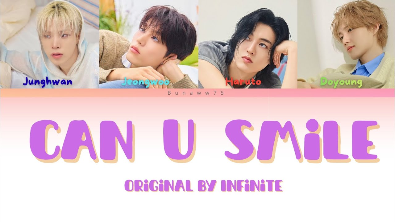 [AI Cover] INFINTE - Can U Smile(인피니트 - 캔 유 스마일)TREASURE 소정환 X 박정우 X 하루토 X 도영 
