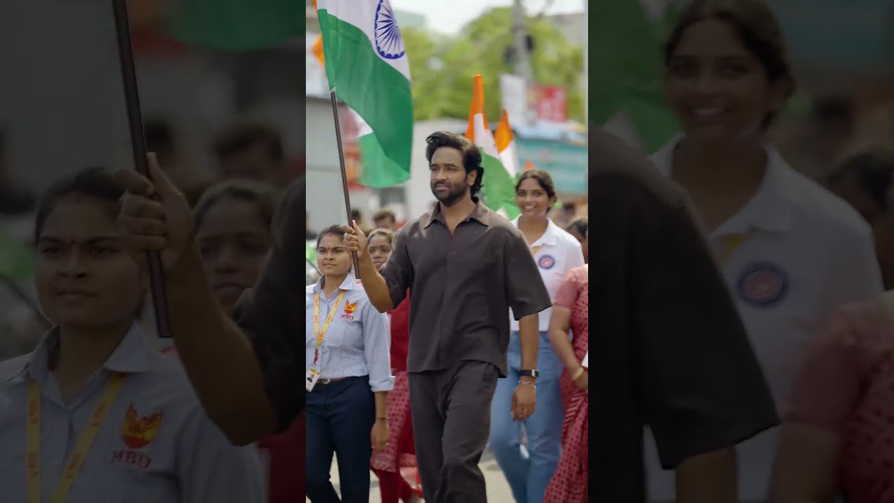 Manchu Vishnu Visuals At 80th Independence Day Celebrations