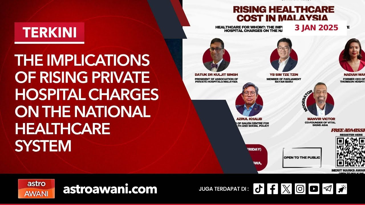 [LIVE] The implications of rising private hospital charges on the Healthcare System | 3 Jan 2025