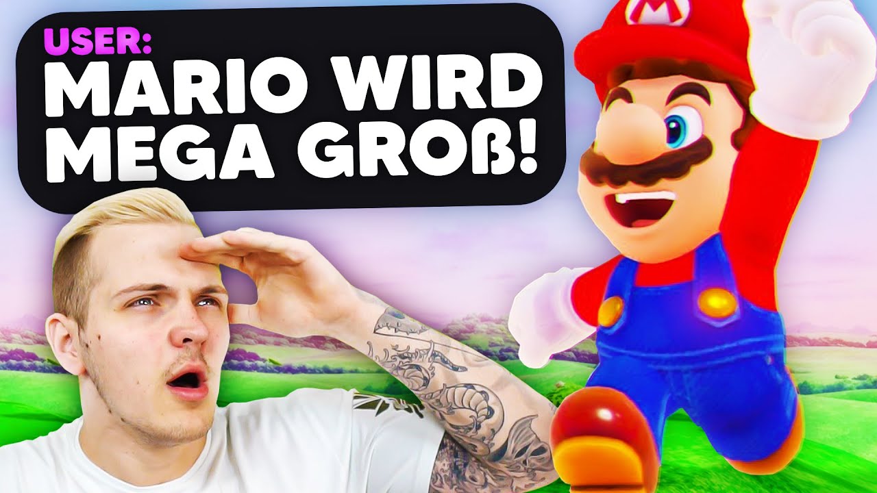 Mario Odyssey, aber der Chat beeinflusst das Spiel