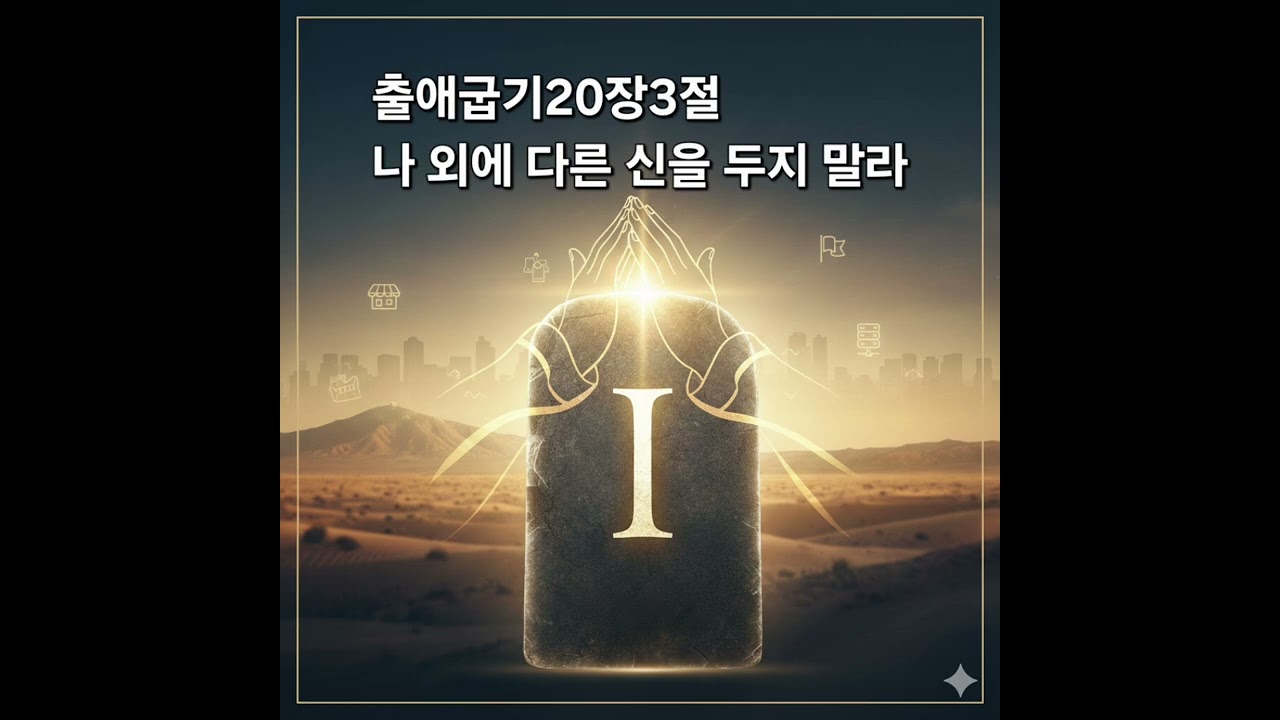 출애굽기20장3절 | 나 외에 다른 신을 두지 말라 | 20260125 #주일말씀 #찬양 #ccm #십계명 