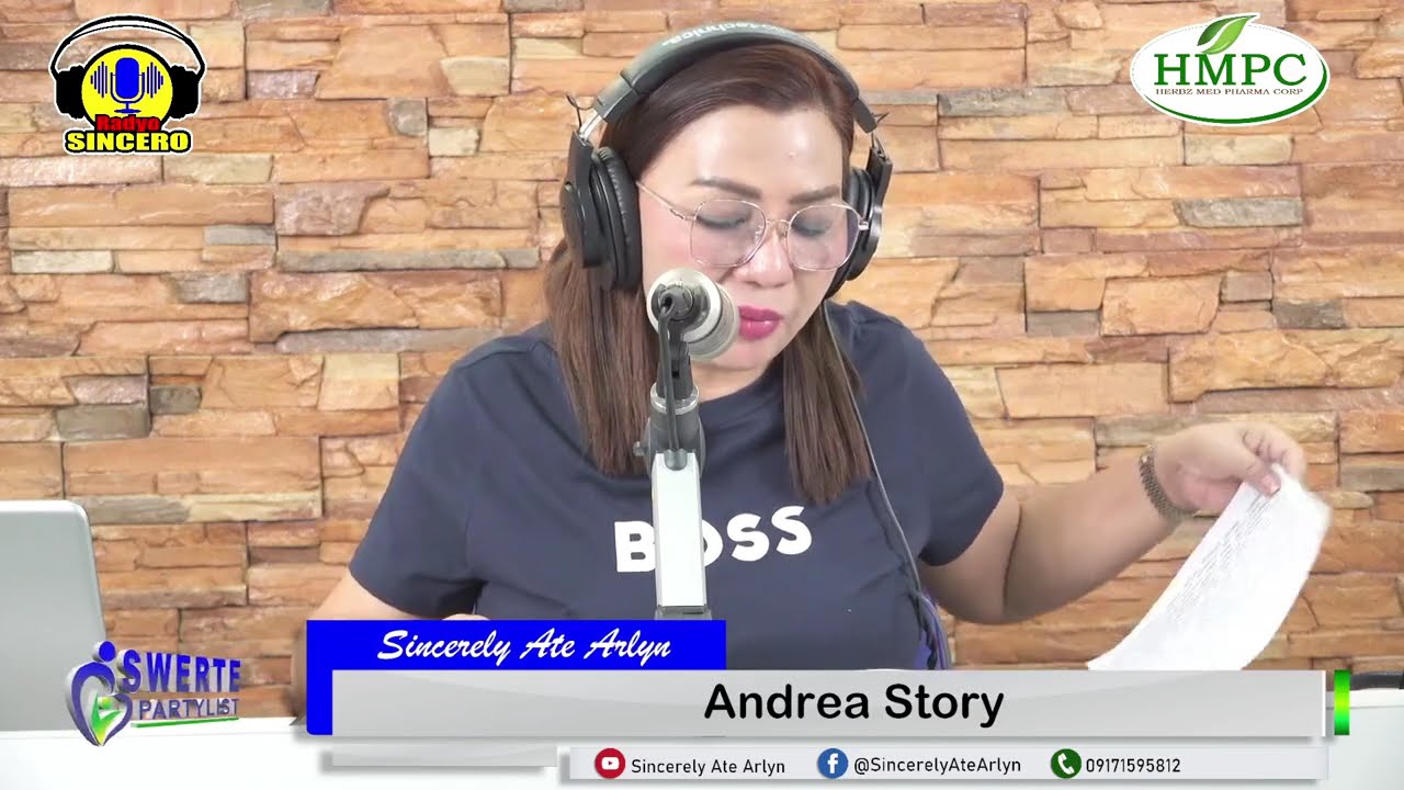 Sincerly Ate Arlyn  - Angayan Ba Naku Siyang Biyaan? O Dili?  ( Andrea Story )(Replay)