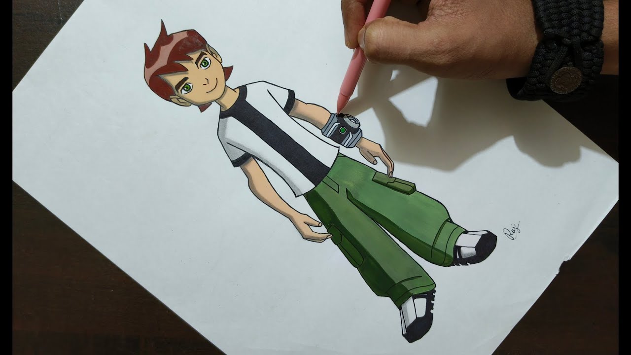 BEN10 | Ben Tennyson 2D Drawing | 