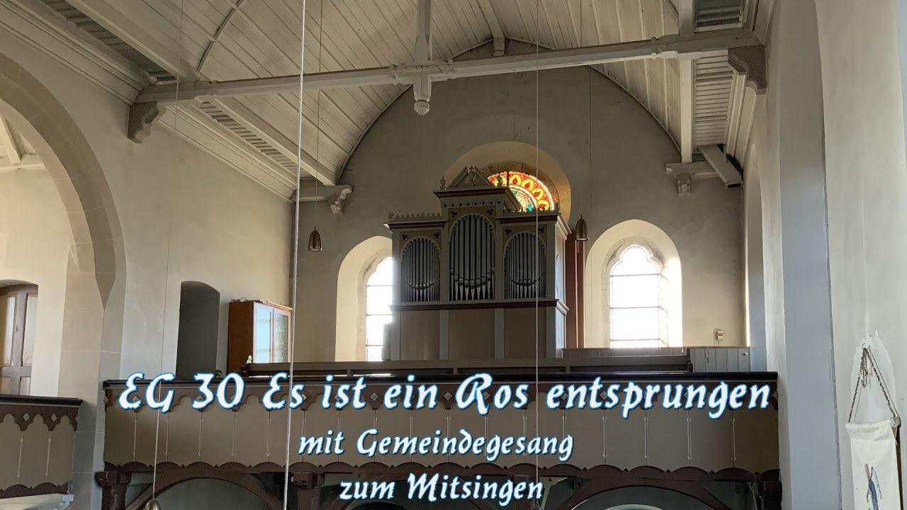 EG 30 Es ist ein Ros entsprungen mit Gemeindegesang| |zum Mitsingen| (2. Weihnachtsfeiertag)
