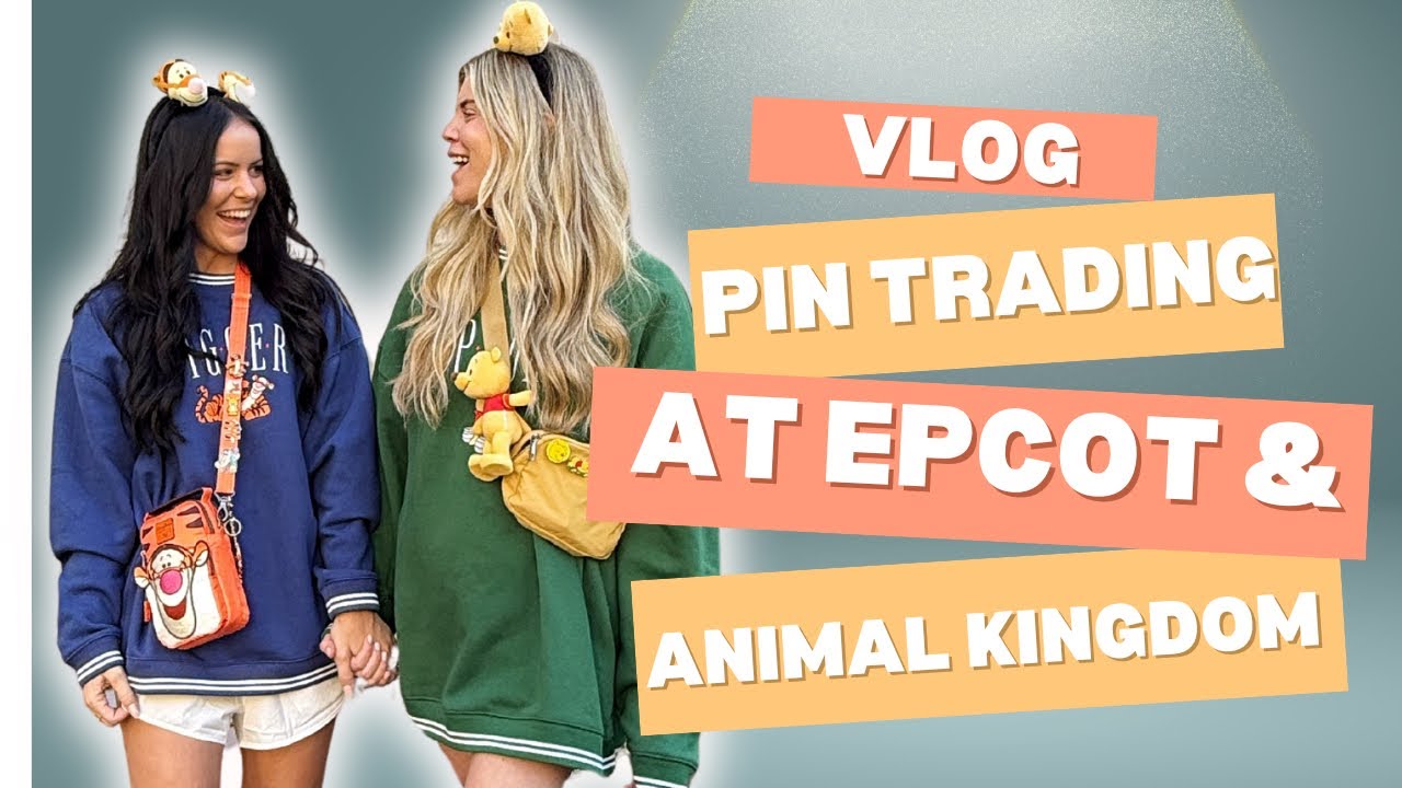 Our FIRST TIME Pin Trading at Disney!