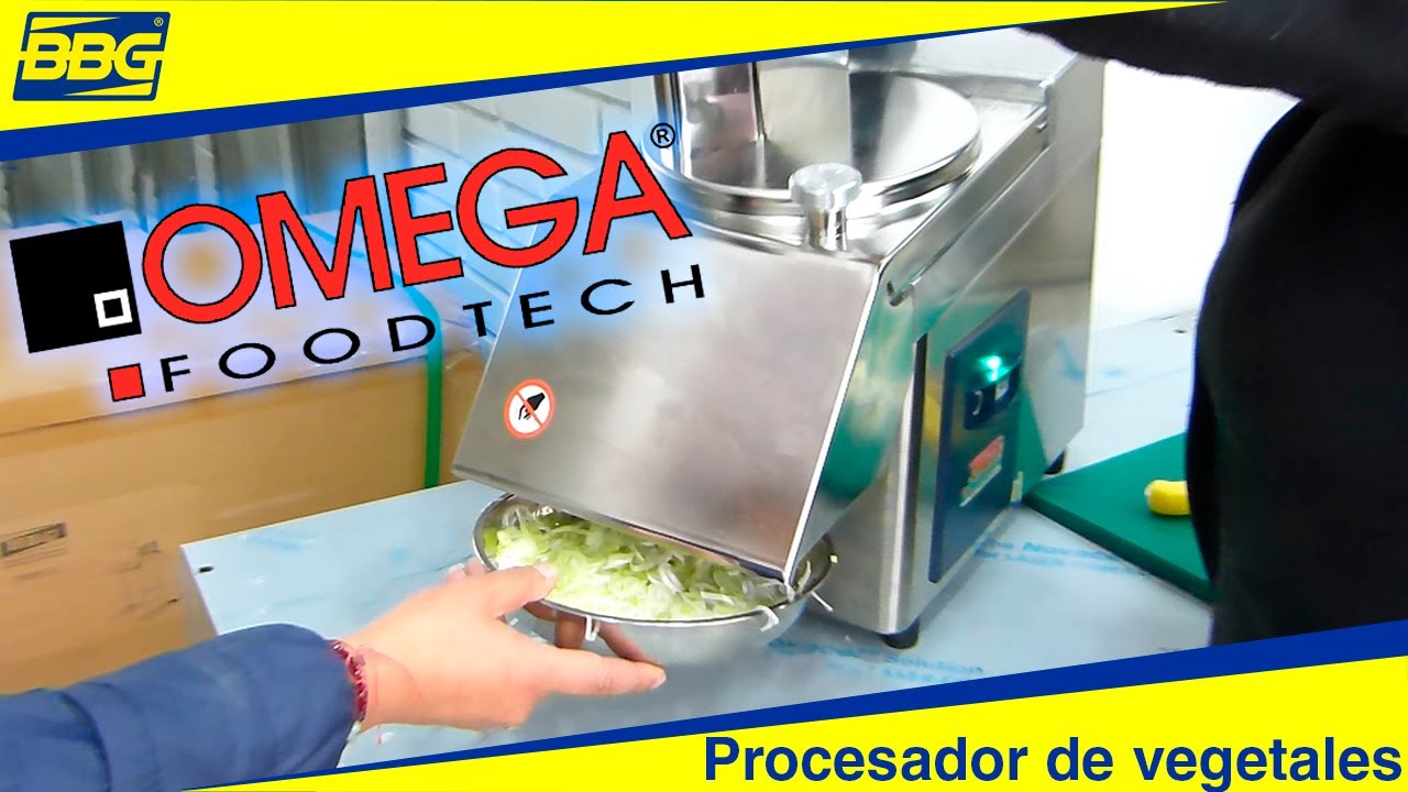 ¿Cómo utilizar el procesador de vegetales? - Marca: OMEGA - ¿Cómo usar el procesador de vegetales?