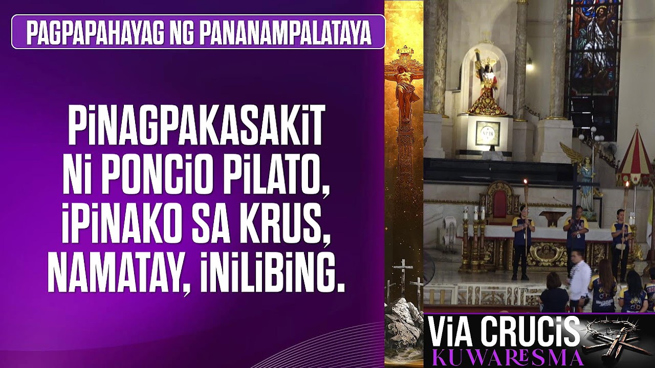 #QuiapoChurch 2PM VIA CRUCIS • ANG DAAN NG KRUS | 25 February 2026 (Wednesday)