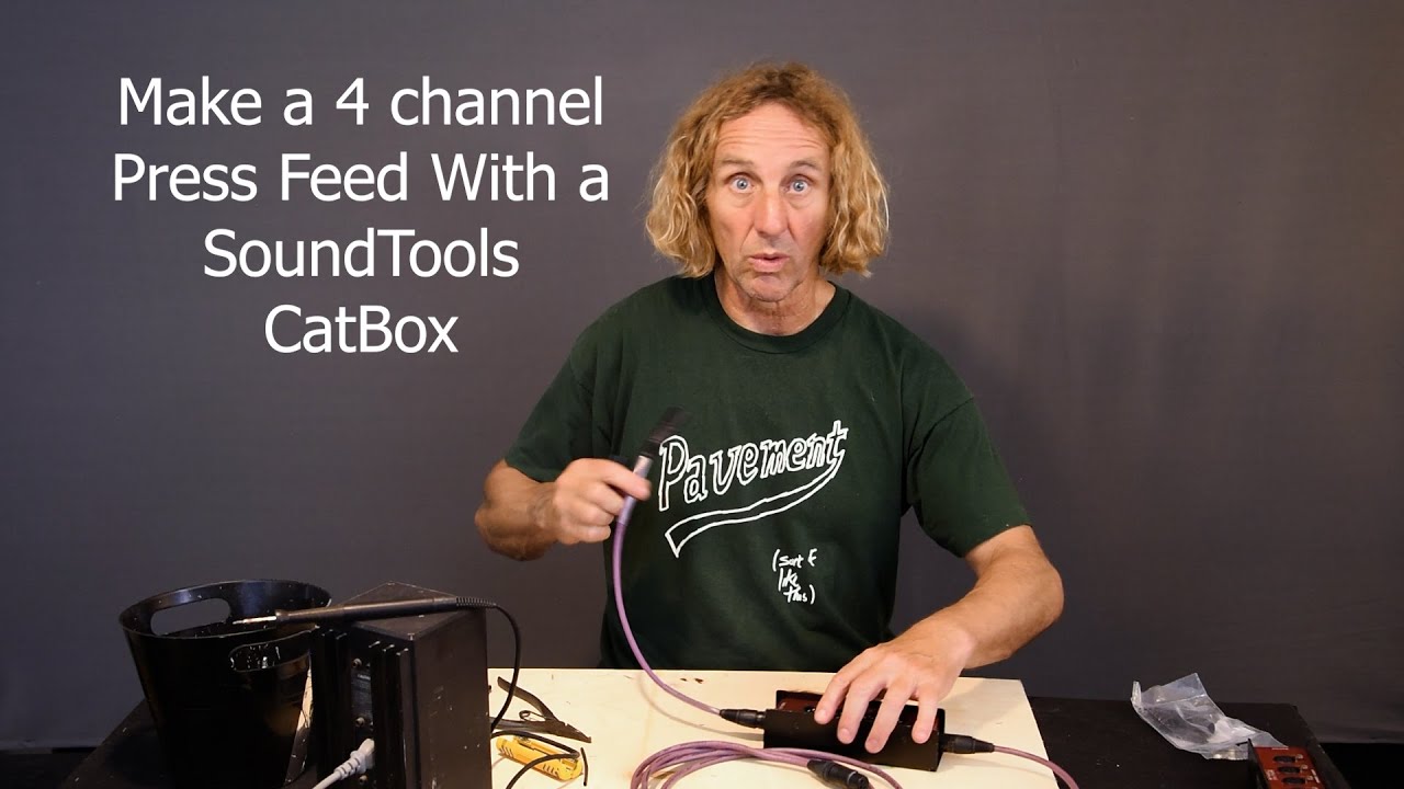 Use a SoundTools Cat Box as a Press Feed (Public)