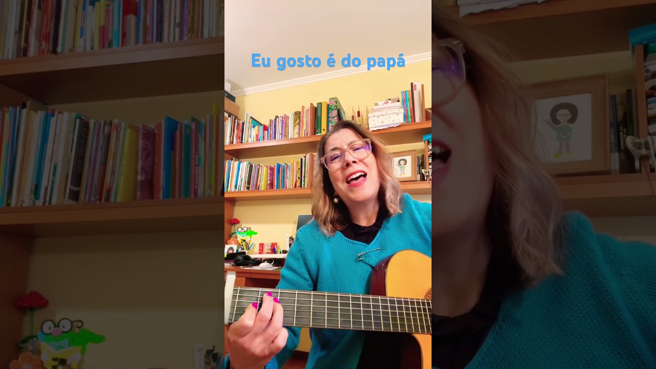 Eu gosto é do papá com acordes na Guitarra
