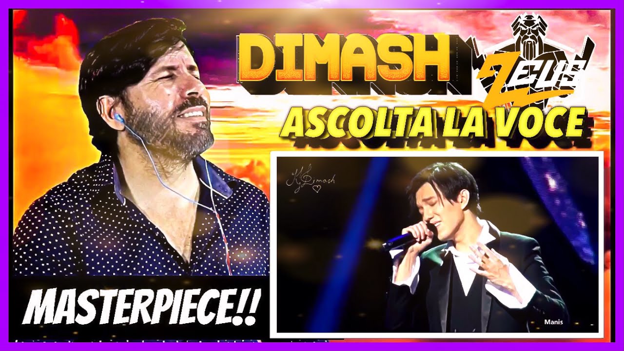 REACTION (SUBS) | DIMASH - ASCOLTA LA VOCE | Димаш | MOSCOW CONCERT | MASTERPIECE!!!!