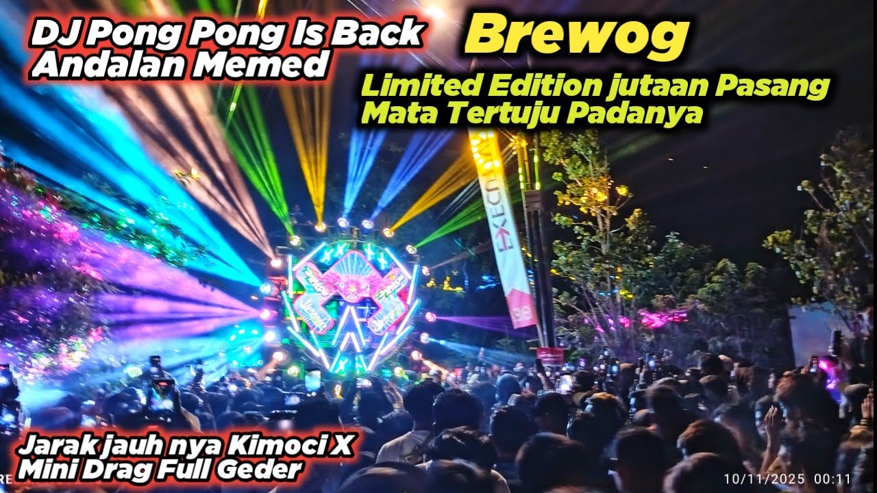 BREWOG 🔥 LIMITED EDITION EMANG SANGAR PERTAMA KALINYA KE JEMBER PONG PONG IS BACK 