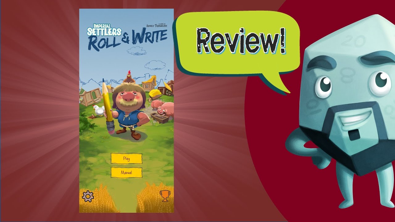 Imperial Settlers Roll & Write App Review - with Zee Garcia