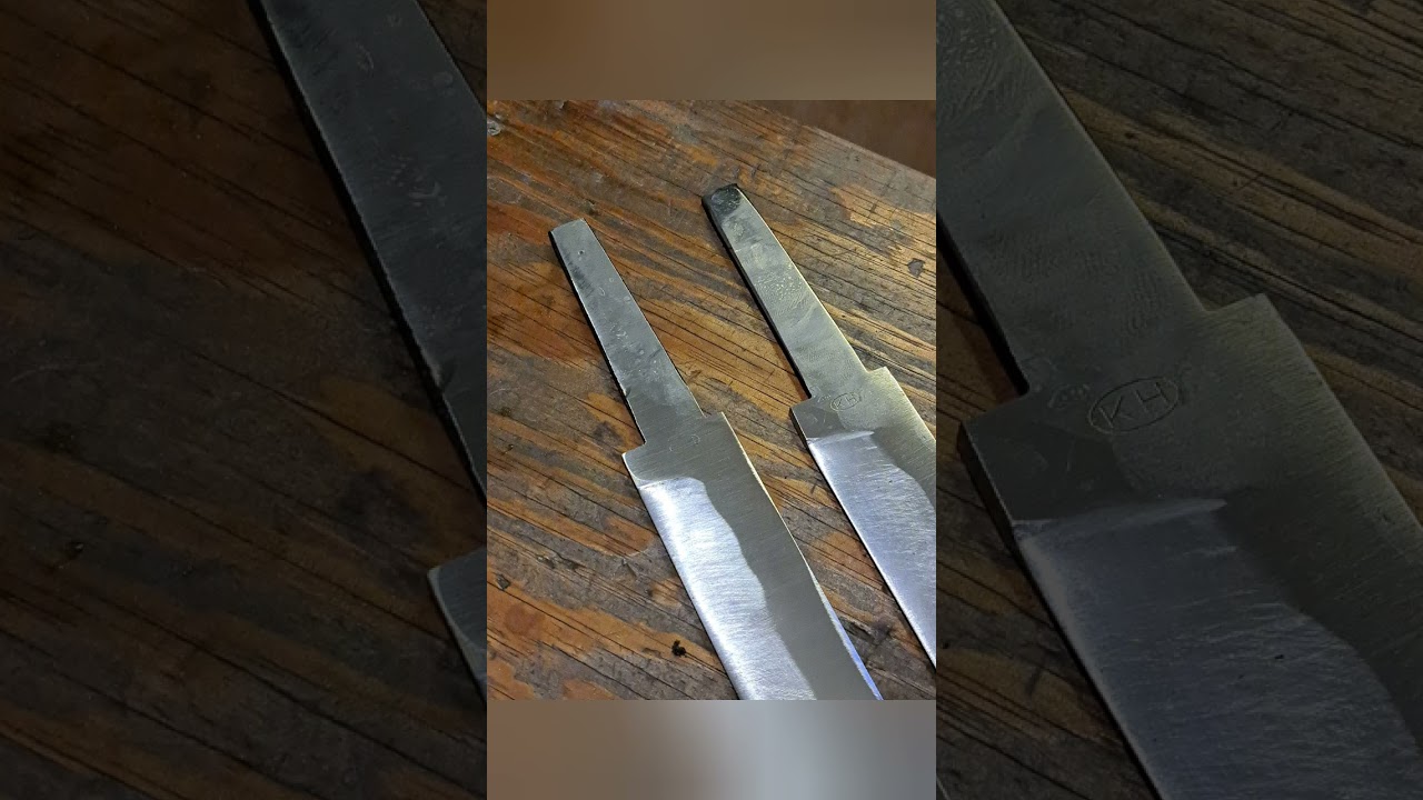 Záchrana zničených, zakalených čepelí. Napadeno kutilem.