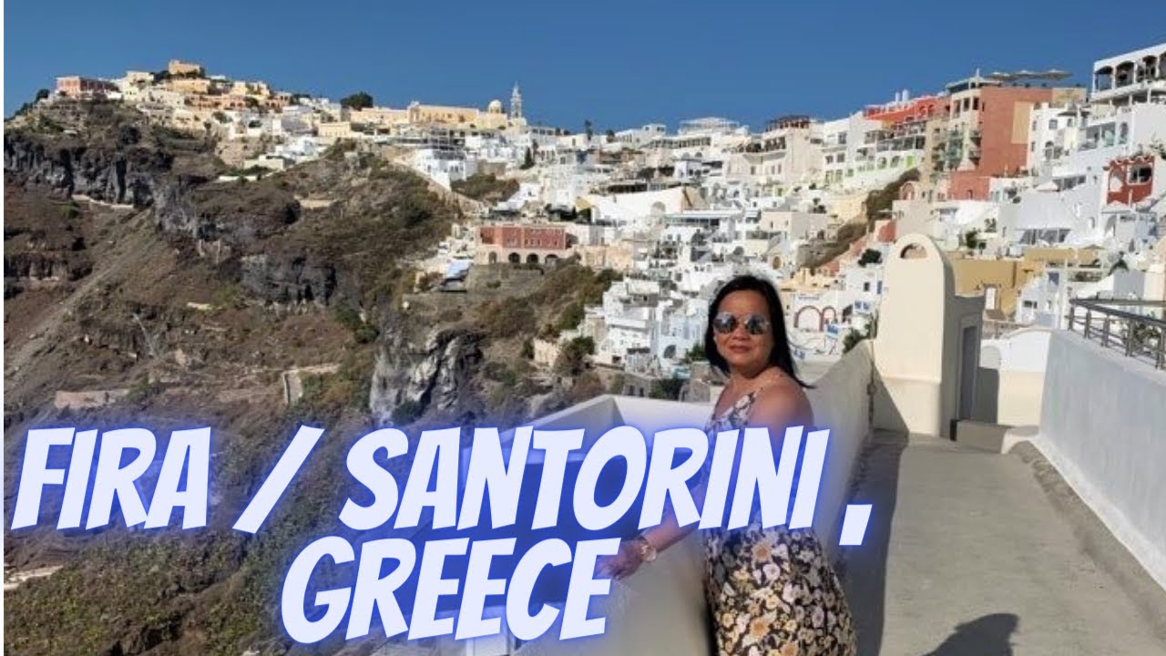Fira / Santorini, Greece walking tour October 2021