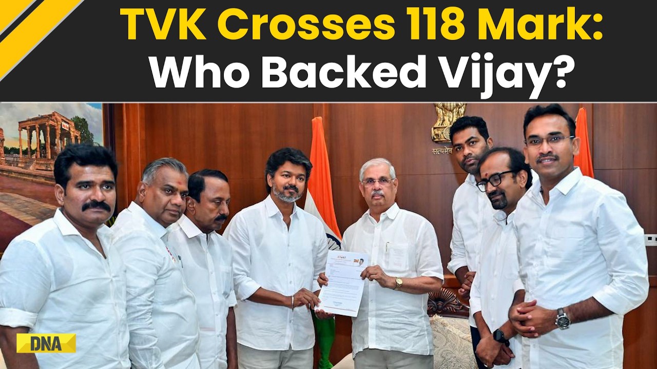 Tamil Nadu News: TVK Crosses 118 Mark As Congress, Smaller Parties Back Vijay | TVK Vijay News
