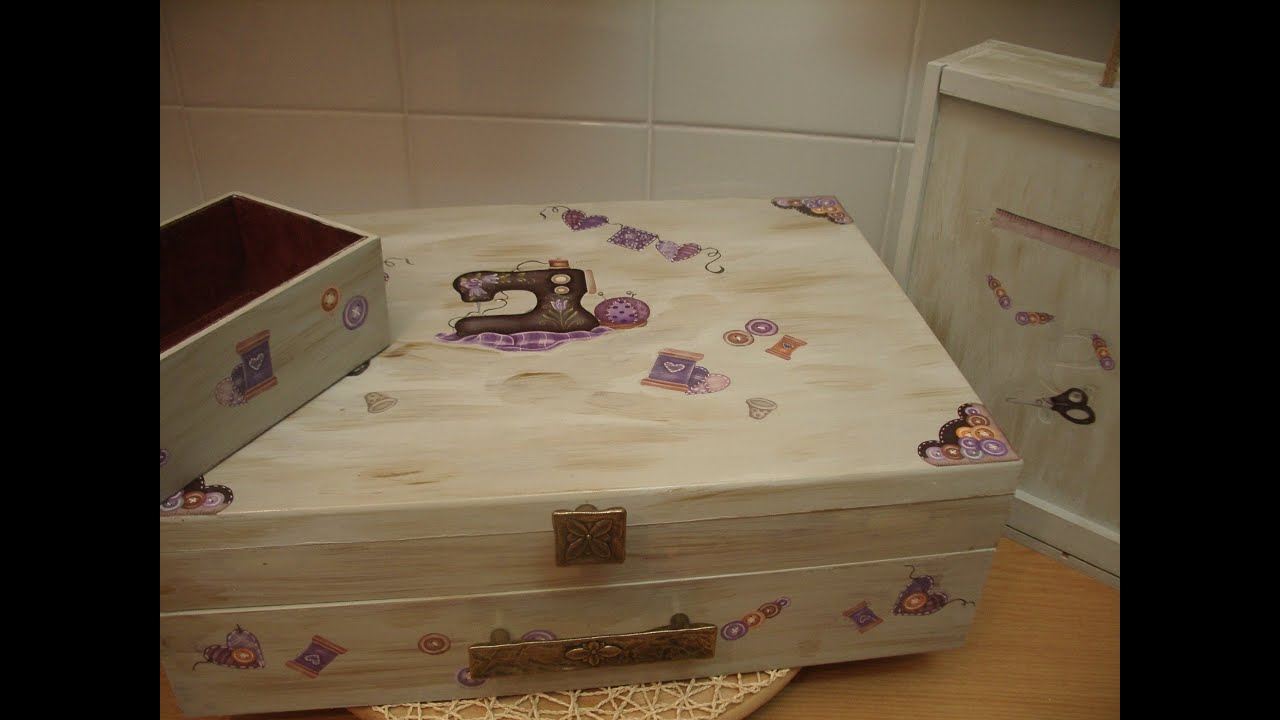 COMO ENVEJECER CAJAS MADERA  (RECICLAR)