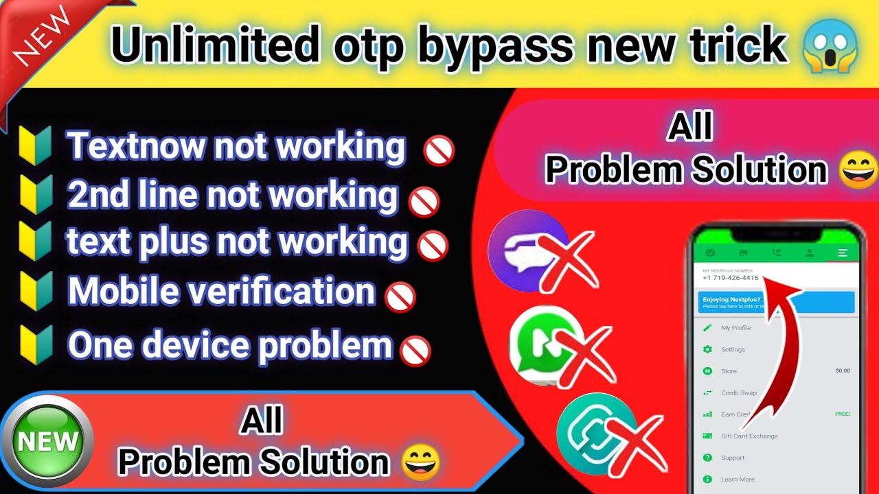 💥 Unlimited US number otp bypass new trick today 😱