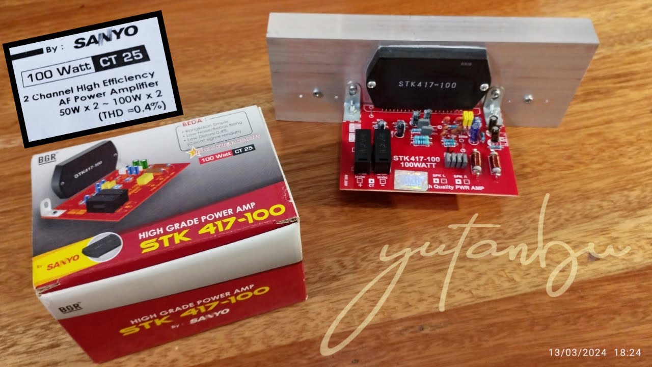 Amplifier STK 417-100 -  IC Buatan SANYO yang Legendaris
