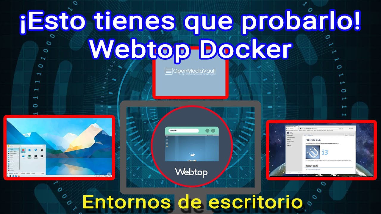 WebTop en OpenMediaVault: Tu escritorio virtual con Docker en cualquier navegador